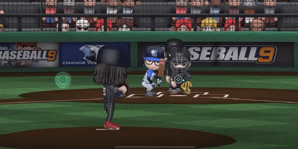 Baseball 9 Mod Apk Controls and Simu